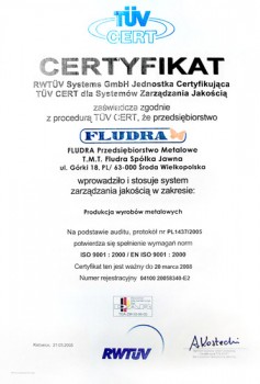 certyfikat